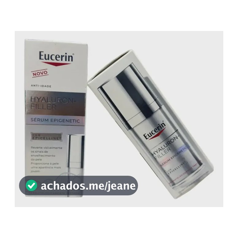 EUCERIN Sérum Facial Anti-idade Epigenetic 30ml, Antirrugas, Epicelline, Ácido Hialurônico, Antissinais, Pele Madura