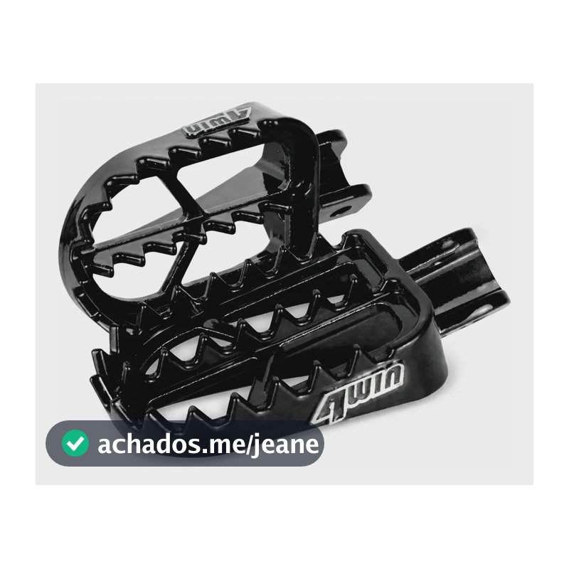 Pedaleira Colorida 4win Crf 300f 250f Crf 230 Xr Bros Hunter Preta