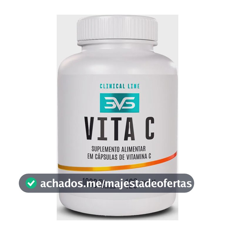 Vitamina C 100% Pura E Concentrada - Fórmula Exclusiva Com 1000mg Por Cápsula - 120 Cápsulas