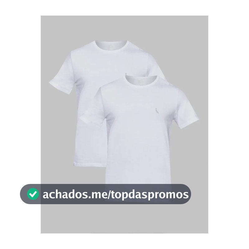 Kit Duas Camisetas Regular Essence Reserva Branco/branco Liso Gg