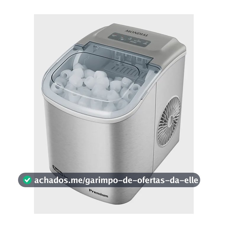 Máquina de Gelo Turbo Ice Premium, Mondial, 130W - MG-12-GI
