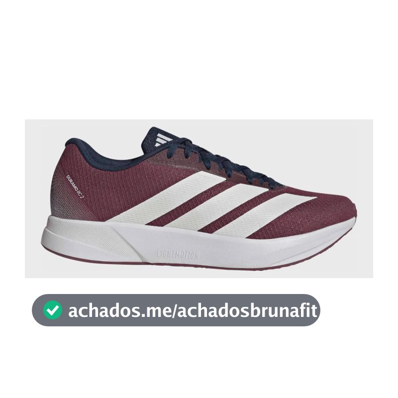 Tênis Masculino Duramo Rc 2 adidas Bordô Liso 41 Br
