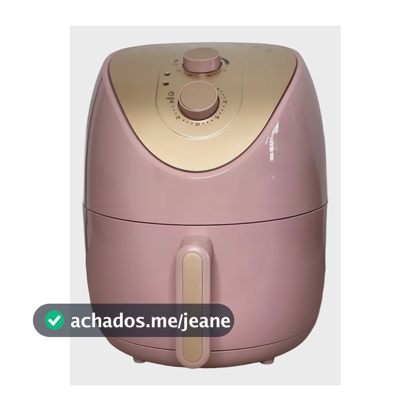 Fritadeira Elétrica Sem Óleo/air Fryer 4l - Homeland Cor Rosa-claro