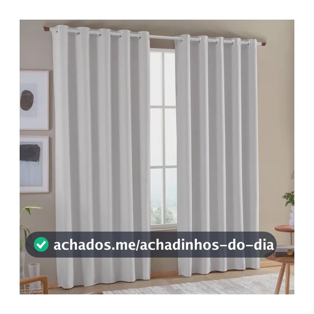 Cortina Blackout 100% 2,80x2,30 Corta Luz Sala Quarto