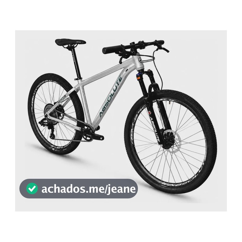 Bicicleta Absolute Nero6 1x12v Aro29 Freiohidráulico - Cores Prata 17 Ou 19