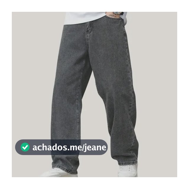 Calça Balão Calca Jeans Masculina Bag Boca Larga Streetwear
