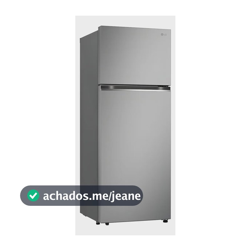 Geladeira LG Frost Free Inverter 461l Duplex GN-B452PFF2 Cor Inox Look