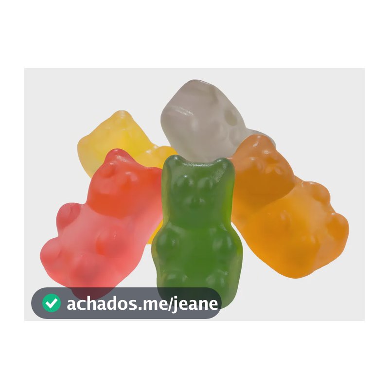 Bala De Ursinho Fini Sem Açúcar Com Xilitol 500g Sem Glúten