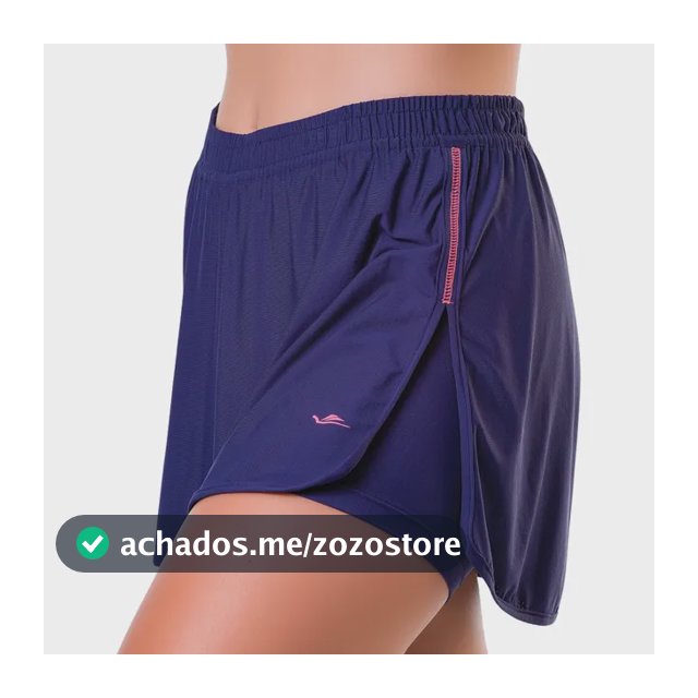Short Feminino Academia Saia Fitness Corrida Poliamida Elite