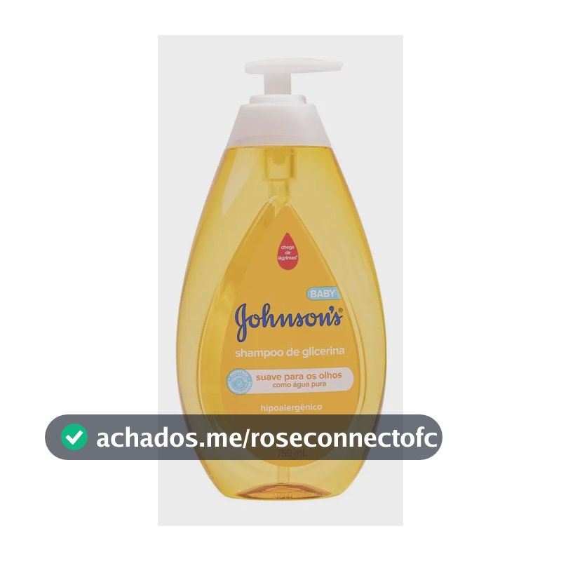 Shampoo Johnson's Baby Glicerina Hipoalergênico 750ml
