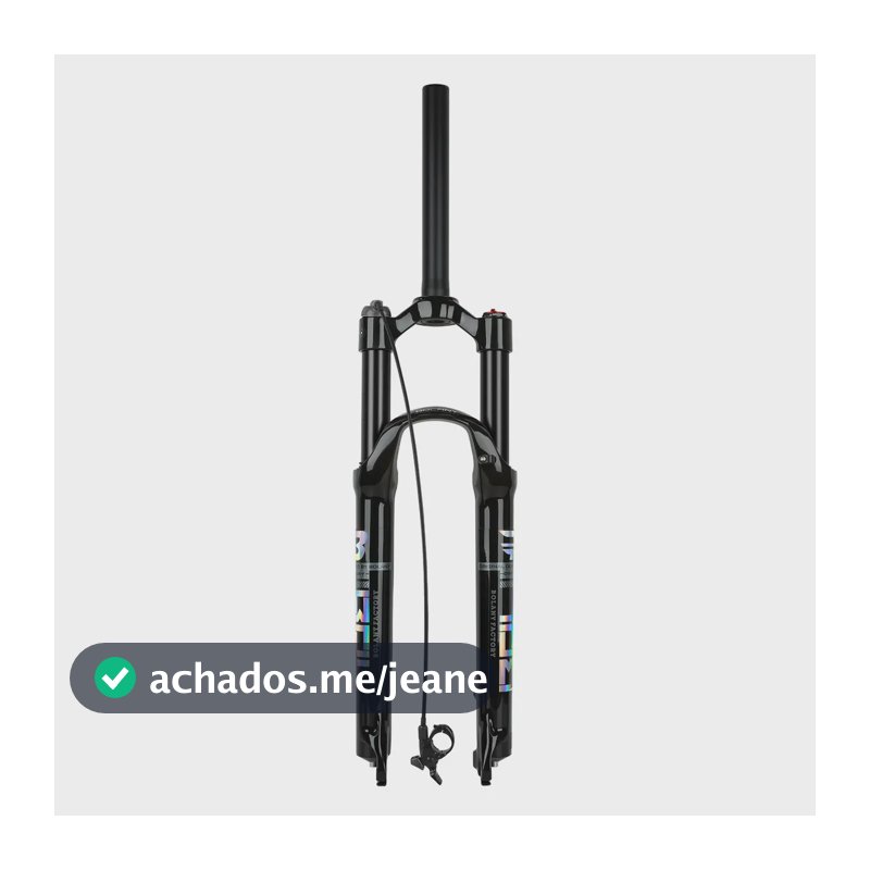 Garfo Suspensão Mtb Bolany 29 Com Trava Remota No Guidão Preto