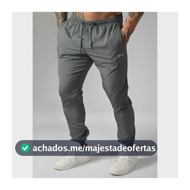 Calça Tactel Jogger Com Elastano Active Wear Void Verão