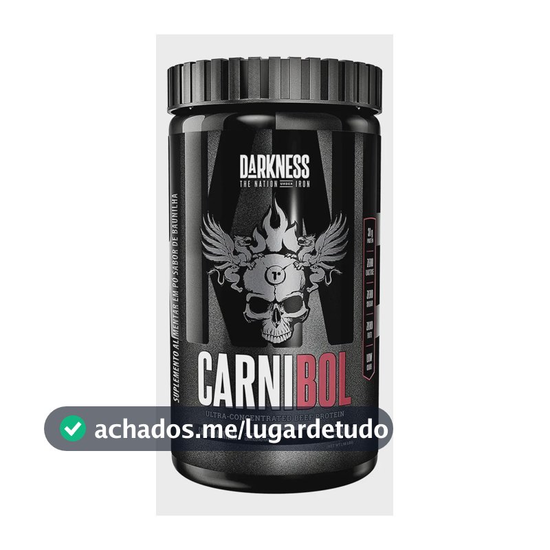 Suplemento Proteico De Carne Carnibol 900g Darkness Baunilha