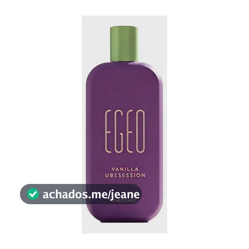 O Boticário Egeo Vanilla Ubesession colônia Feminina