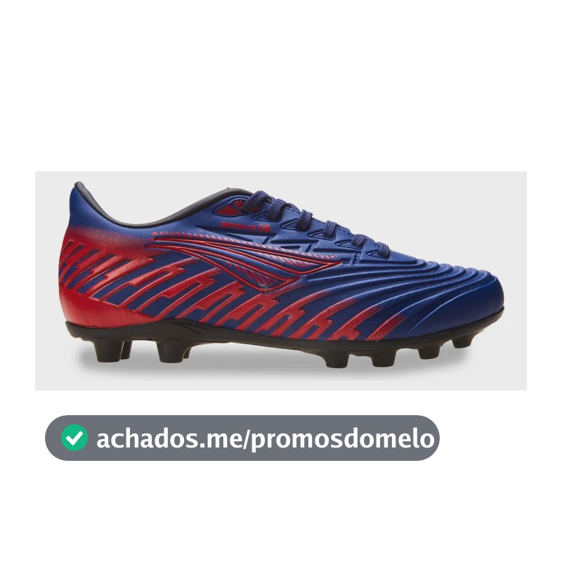 Chuteira Campo Bravo Y-3 Penalty Infantil E Adulto Cor Marinho-vermelho