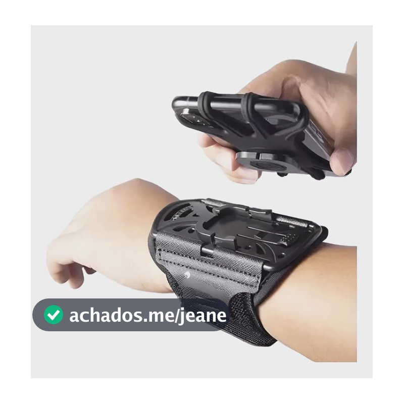 Porta Celular Universal Pulso Gym Corrida Caminhada Preto