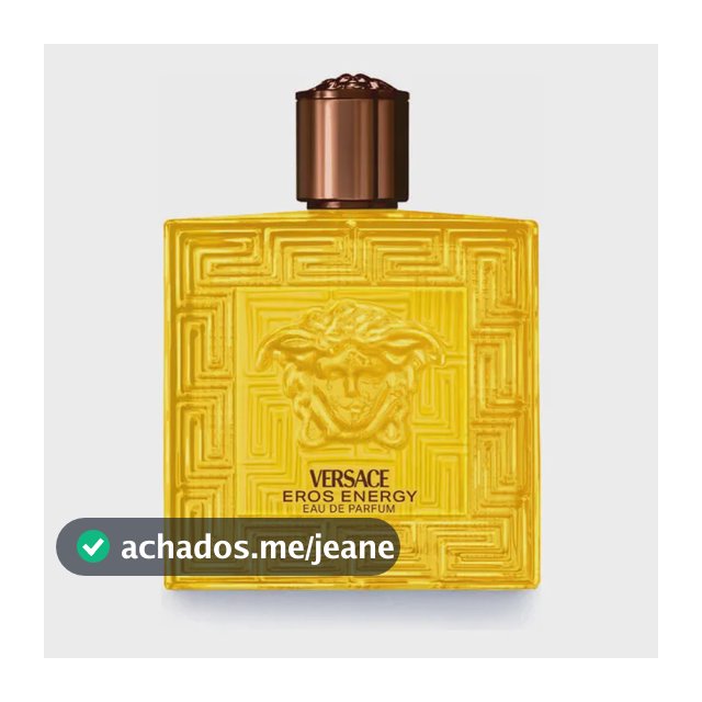 Perfume Versace Eros Energy EDP 100ml Masculino notas cítricas e aromáticas