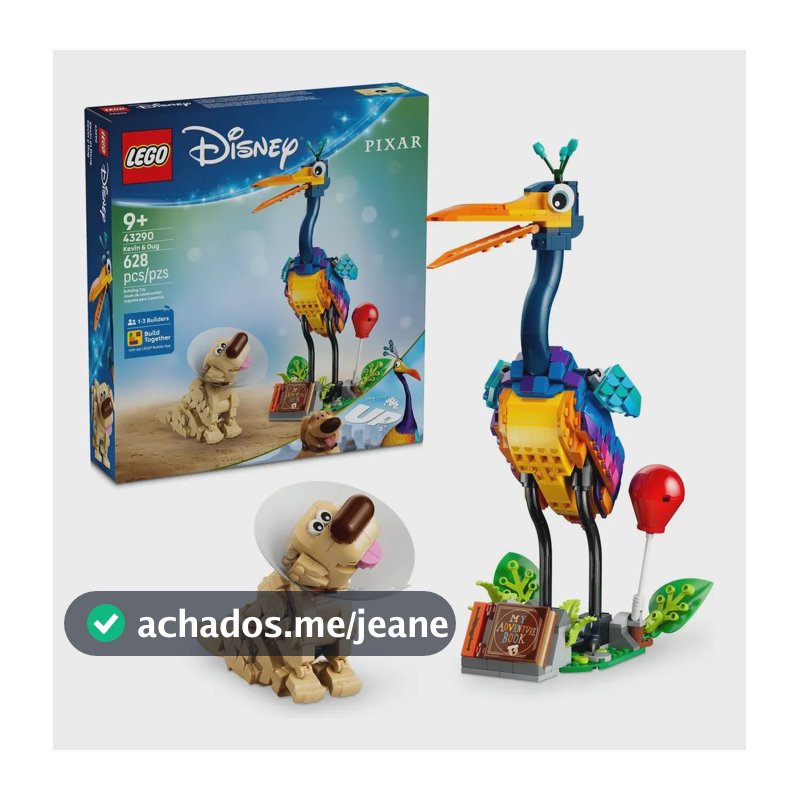 Brinquedo Para Montar Kevin Dug 43290 Disney Lego 628 Kevin E Doug