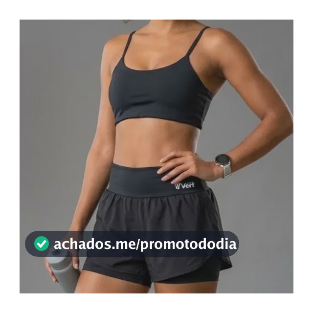 Conjunto Feminino Academia Top Short Duplo Cintura Alta