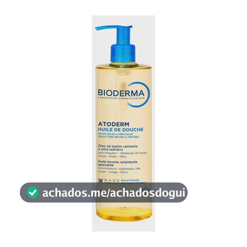 Bioderma Atoderm Óleo De Banho Higiene Hidratante Diária 200ml