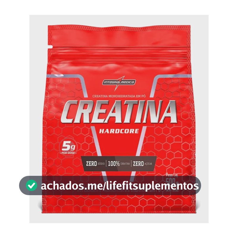 Creatina Integralmédica em pó Sem sabor x 500g