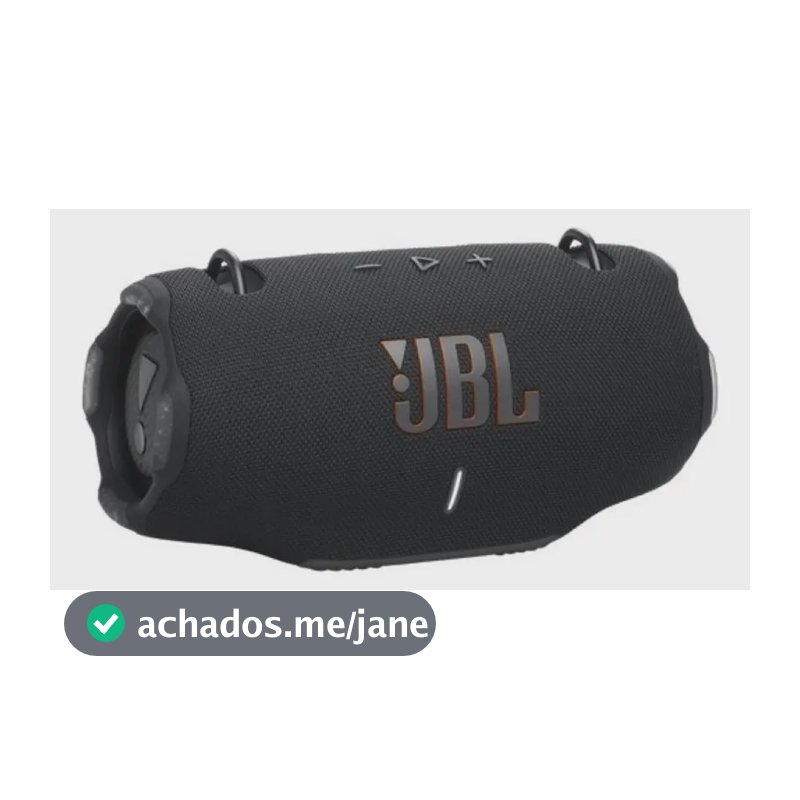 Caixa de Som Bluetooth Portátil Xtreme 4 JBL Cor Preta