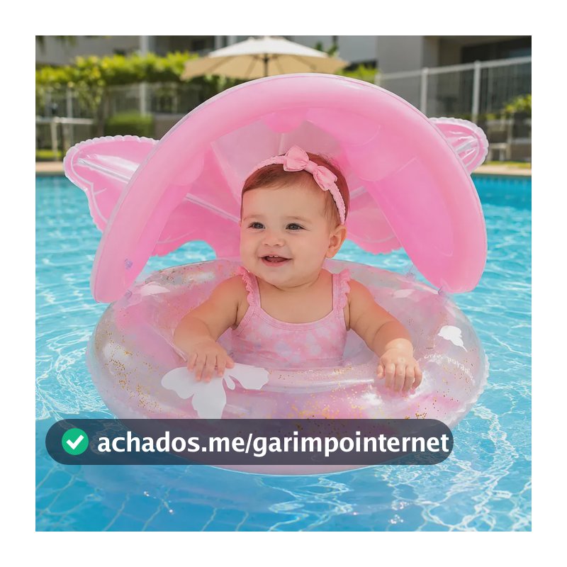 Boia Infantil Bebe Piscina Assento Cobertura removível Inflável Menina
