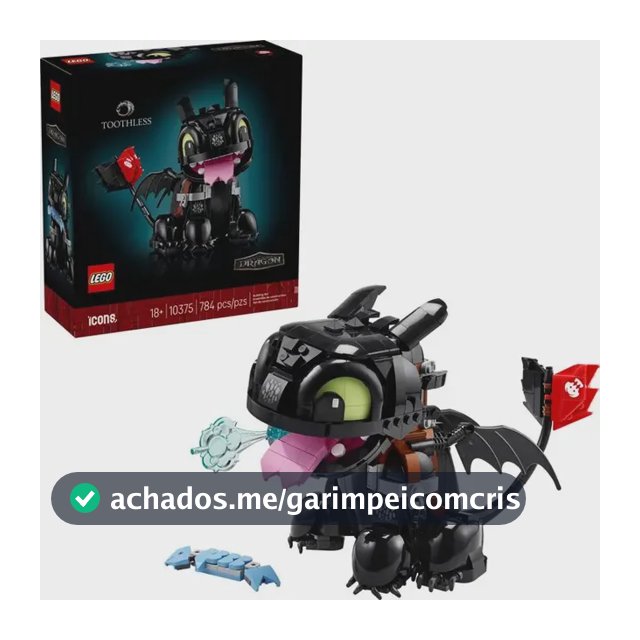 Lego Como Treinar O Seu Dragão Banguela 784 Peças - 10375 784 Banguela