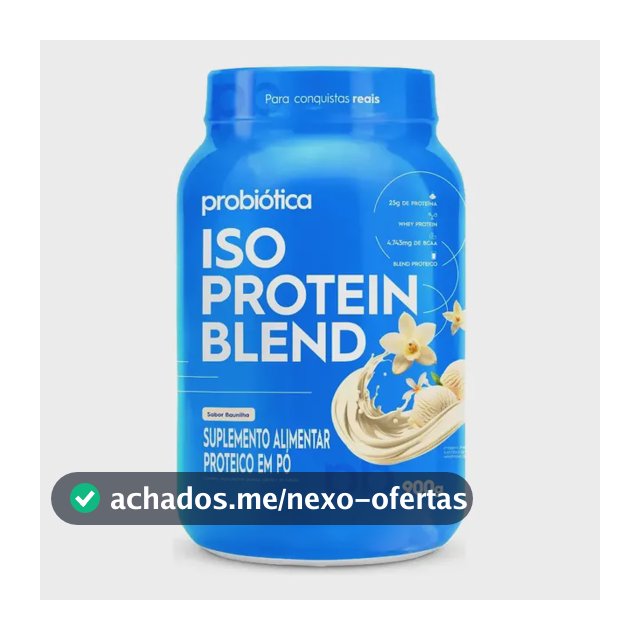 Whey protein Probiótica Iso Blend em pó sabor Baunilha x 900g