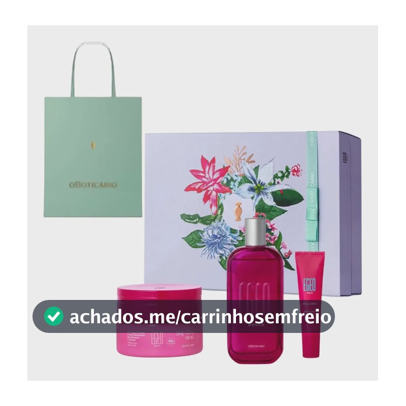 Presente Egeo Dolce Boticário Feminino 3 Ítens