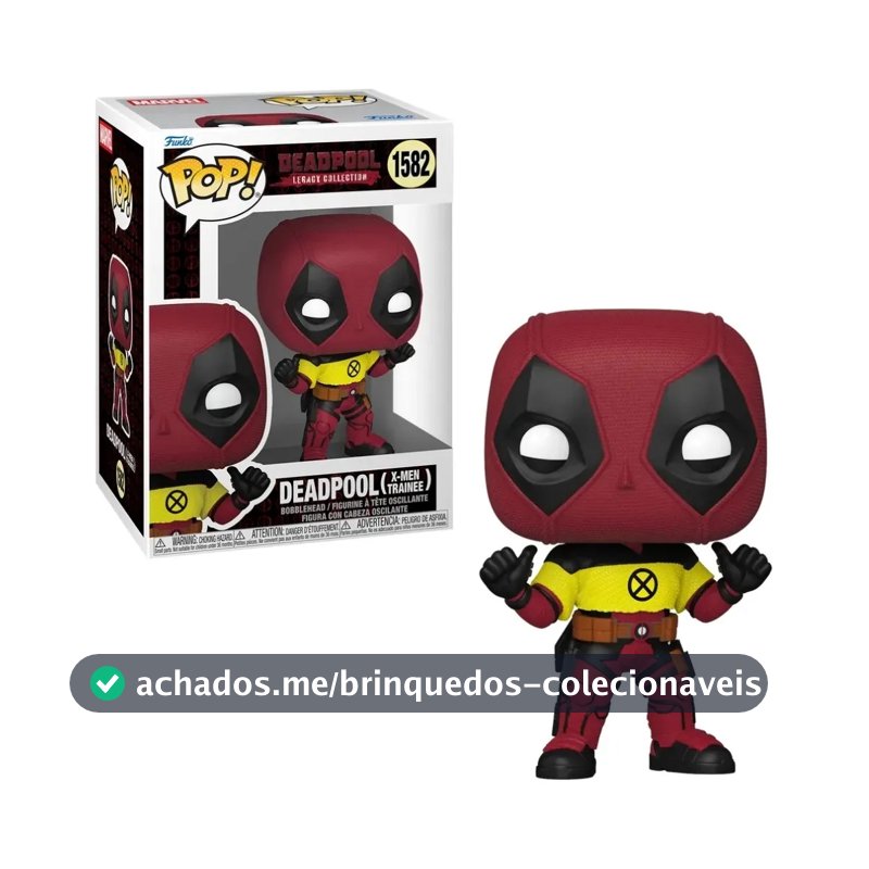 Boneco Funko Pop Marvel Deadpool 2 Deadpool Camiseta X-Men