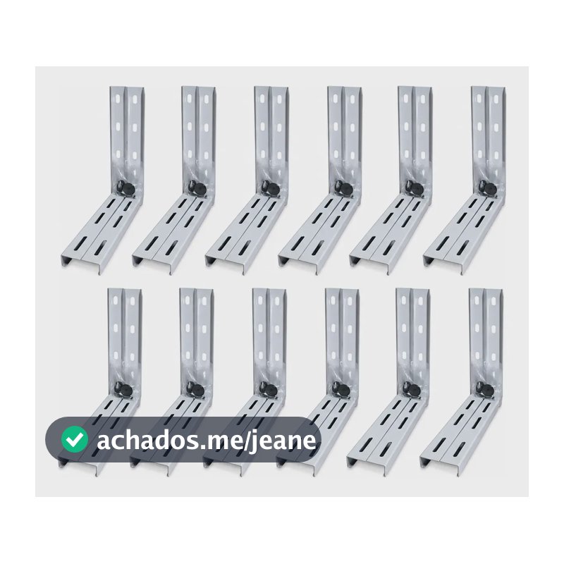 Kit 12 Suportes Ar Condicionado Split De 7/12 Btus 40cm