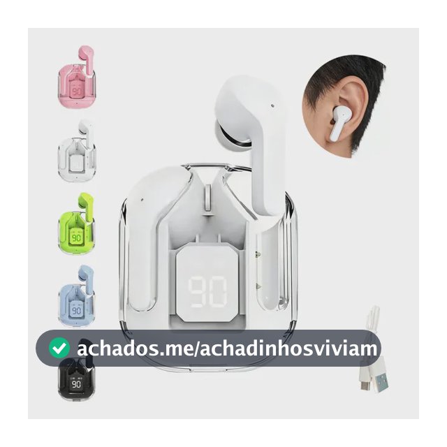 Fone De Ouvido Bluetooth Sem Fio Tws Wireless Som Imersivo