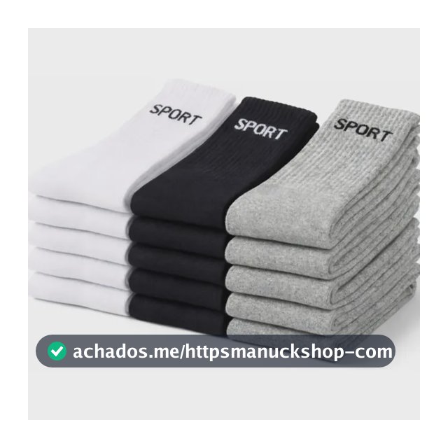 Kit 12 Pares Meias Cano Alto Algodão Para Esporte Academia Sortidas 40-46