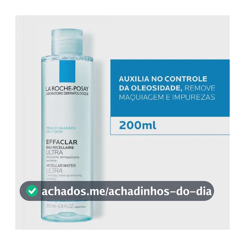 La Roche-posay Effaclar Solução Ultra - Água Micelar 200ml