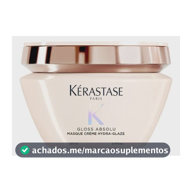 Gloss Absolu Masque Crème Hydra Glaze Máscara 200ml Kérastase