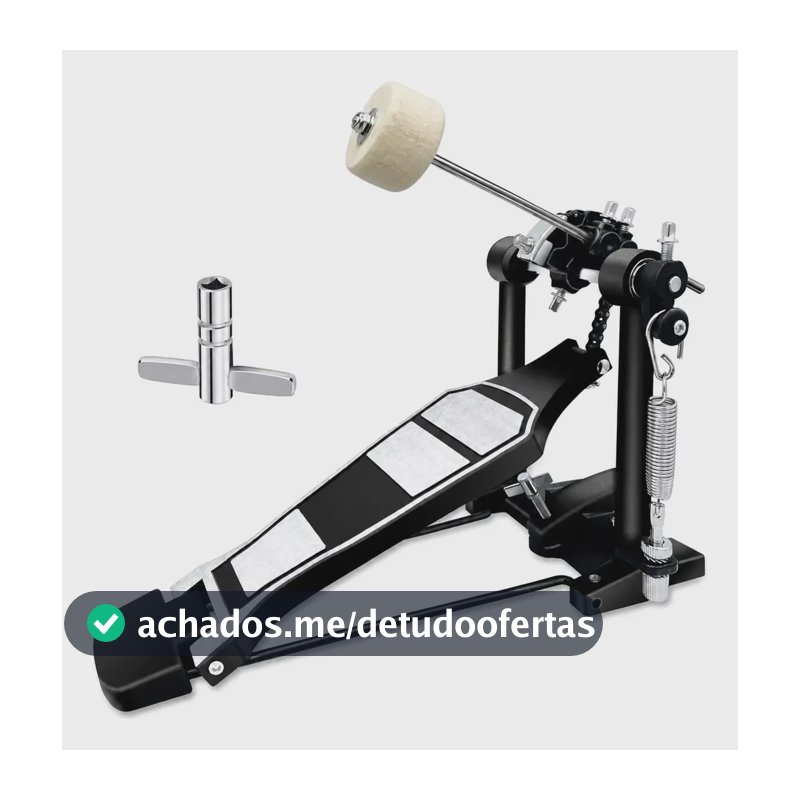 Pedal De Bumbo Profissional Palmusic Com Tensão Ajustável