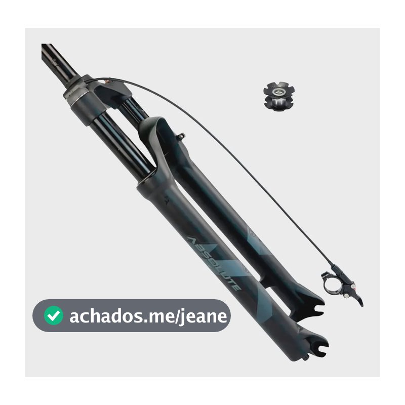 Suspensão Aro 29 Absolute Nero Sport Rl Over Trava No Guidão Preto