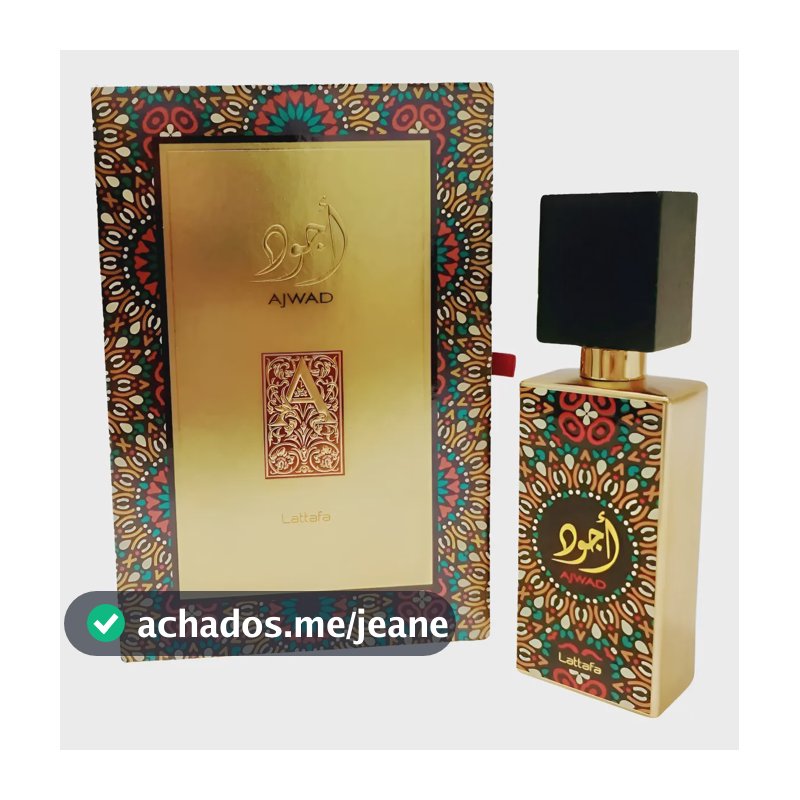 Perfume Árabe Ajwad Eau De Parfum 60ml