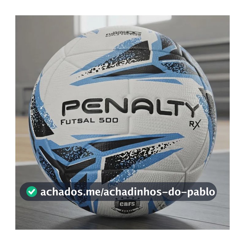Bola Futsal Penalty Rx 500 Xxiii Cor Azul