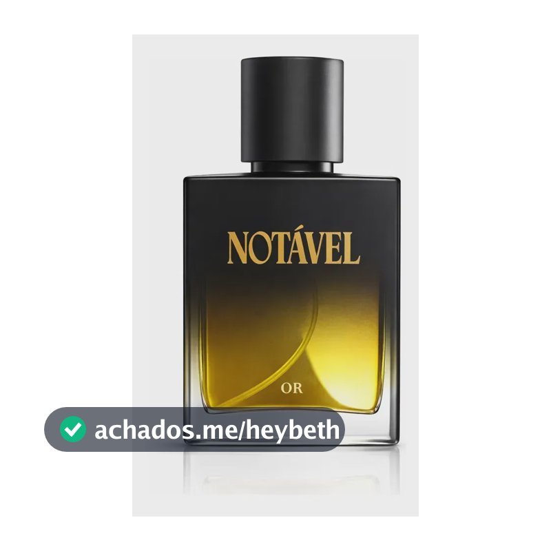 Perfume Masculino Notável Eau De Toilette 50ml | Amadeirado Sedutor | Assinatura Fê Alves