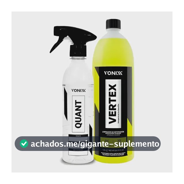 Kit Vertex 1,5l Vonixx Limpador De Estofados