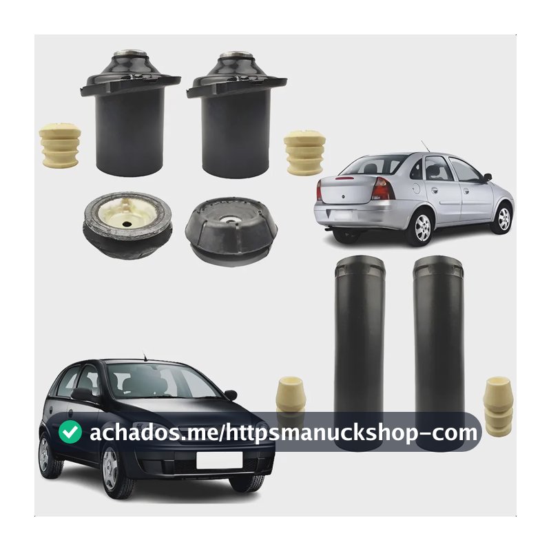Kit Coxim Amortecedor Corsa 2002-2012 Dianteiro E Traseiro Ano E Carro Olhar Descrição