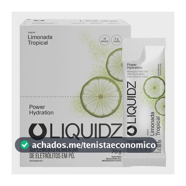 Liquidz® Eletrólitos Em Pó Zero Açúcar Cx 14 Doses