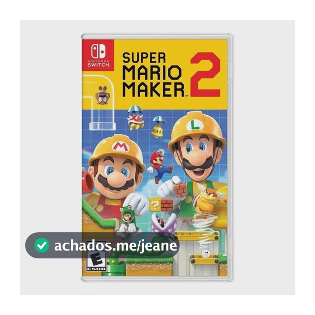 Super Mario Maker 2 Switch Midia Fisica