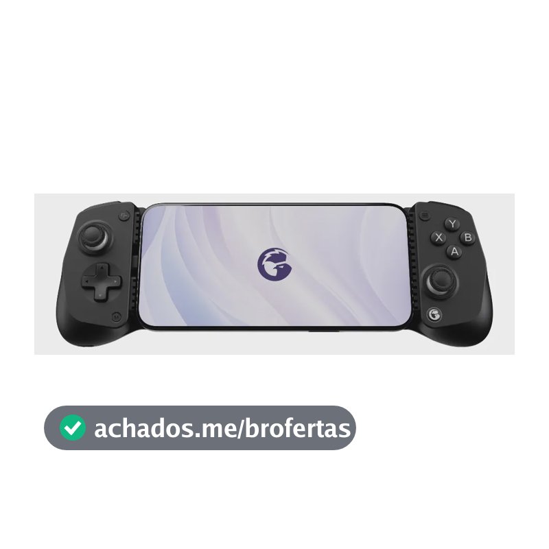 Controle Gamepad GameSir X5 Lite USB-C Android iPhone 15/16 Mobile Hall Effect Turbo Leve Preto