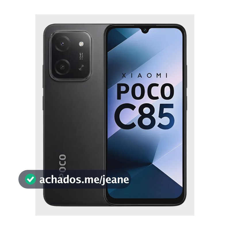 Xiaomi Poco C85 256gb 8gb Ram 4g 6000mah 120hz Nfc Global Preto