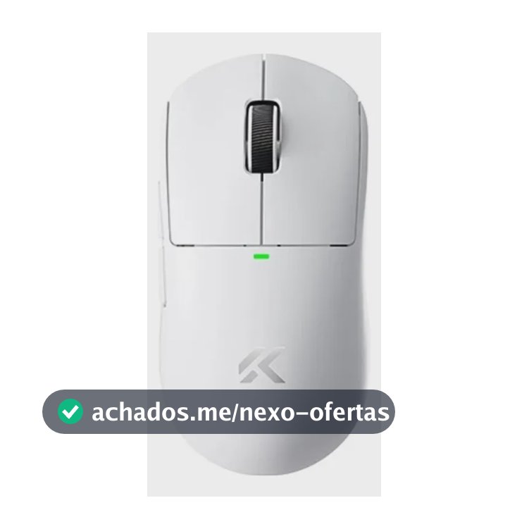 Mouse Gamer Mchose A5 V3 Ultra Sem Fio Paw3395 26k Dpi Branco