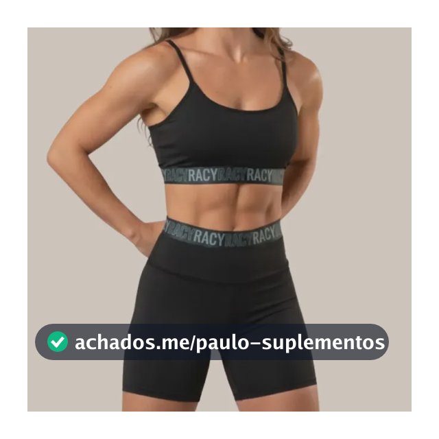 Conjunto De Academia Short E Top Fitness Zero Transparencia