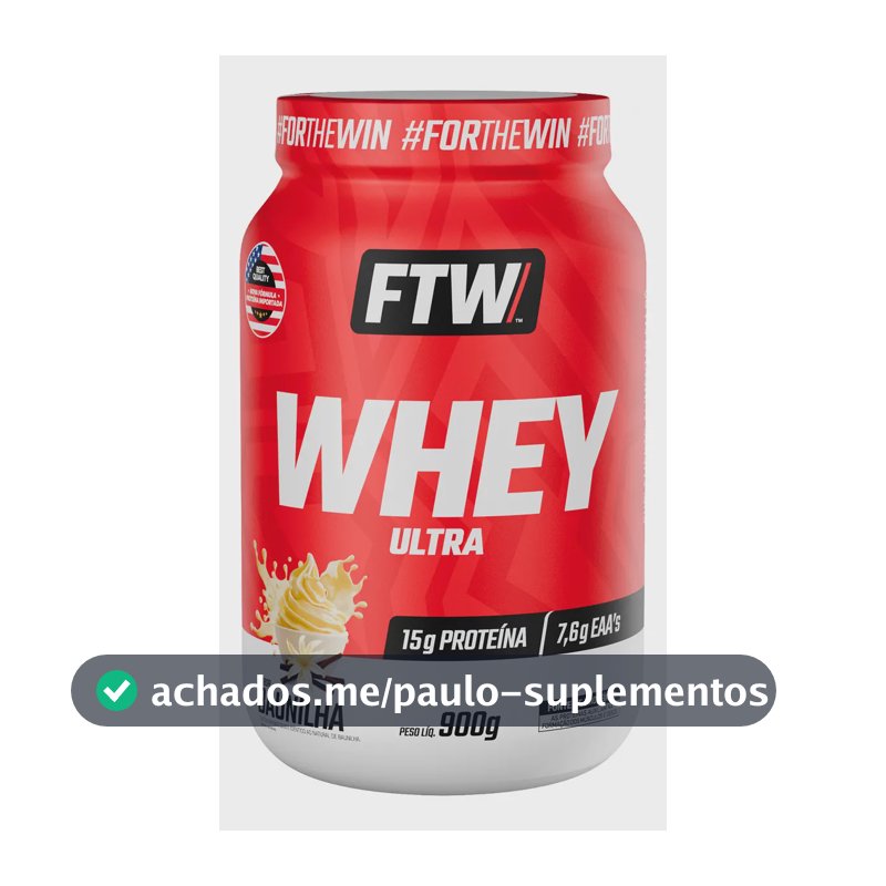Whey protein FTW em pó sabor Baunilha x 900g